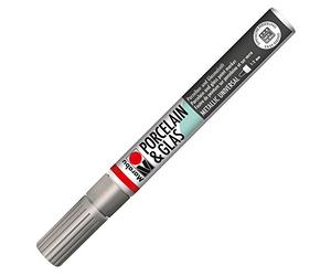 Marabu Peintre pour Porcelaine (Pointe 1-2 mm) - Argent 082