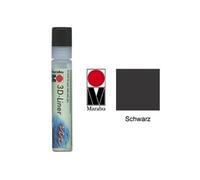 Marabu peinture à relief 3d-liner, noir 3d, 25 ml mr180309673