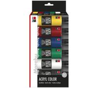 MARABU Peinture acrylique 'BasicAcryl', kit pour débutants