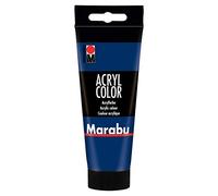 Marabu Peinture Acrylique crémeuse à Base d'eau, séchage Rapide, résistante à la lumière, imperméable à l'eau, Application avec Pinceau et éponge sur Toile, Papier et Bois, 100 ML