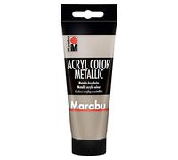 Marabu Peinture Acrylique crémeuse à Base d'eau, séchage Rapide, résistante à la lumière, imperméable à l'eau, Application avec Pinceau et éponge sur Toile, Papier et Bois, 100 ML