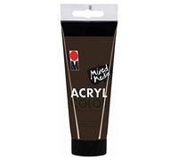 Marabu - Tube AcryColor Couleur Brun Foncé - 100ml G