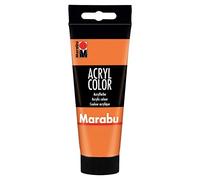 Marabu Peinture Acrylique crémeuse à Base d'eau, séchage Rapide, résistante à la lumière, imperméable à l'eau, Application avec Pinceau et éponge sur Toile, Papier et Bois, 100 ML
