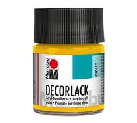 Marabu Peinture Acrylique "Decorlack", Jaune Moyen, 50 ml
