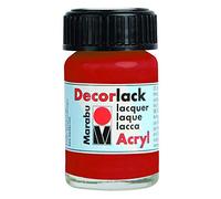 peinture acrylique decorlack, rouge cerise, 15 ml, 113039031