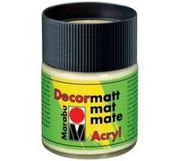 Marabu peinture acrylique decormatt flacon 50ml jaune moyen 140105021 Jaune G