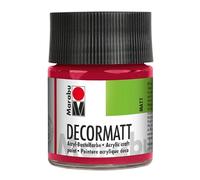 MARABU Peinture acrylique "Decormatt", rouge carmin, 50 ml,