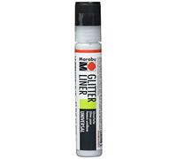 Marabu Peinture Glitter-Liner – Argent scintillant – 25 ml