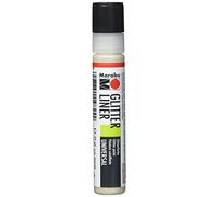 Marabu Peinture Glitter-Liner – Or scintillant – 25 ml