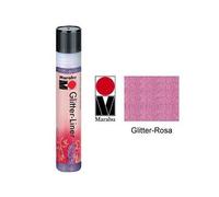 Marabu Peinture Glitter-Liner – Rose scintillant – 25 ml