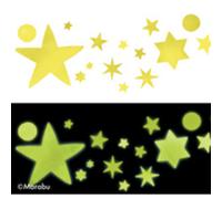 MARABU Peinture phosphorescente Glow in the dark, jaune