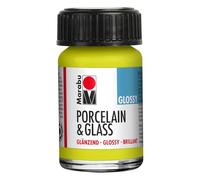 Marabu Peinture pour porcelaine et verre 15 ml Reseda brillant