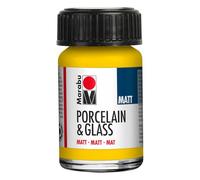 Marabu Peinture pour porcelaine et verre Jaune soleil mat 15 ml