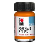 Marabu Peinture pour porcelaine et verre Orange brillant 15 ml