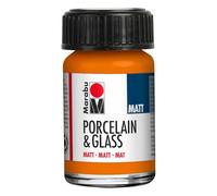 Marabu Peinture pour porcelaine et verre Orange mat 15 ml