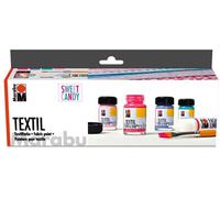 Marabu peinture pour textiles "Textil" set SWEET CANDY