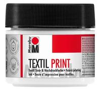 Marabu Peinture textile Textil Print 17030050970 titanweiß 100 ml, à base d'eau, inodore