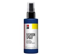 Marabu Peinture sur Soie Fashion-Spray, Nachtblau, 100 ML, Bleu Nuit