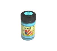 Marabu Textil Pot 15 ML, Peinture pour Tissu, Peinture pour Tissu., Bleu Caraïbe, 4.5 x 3 x 3.2 cm