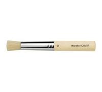 Marabu - Pinceau Robust - brosse blanche ronde pour tamponner - taille n°10