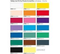 Marabu pluster & linerpen hobby line pictixx, bleu ciel kreul 49811 Bleu G