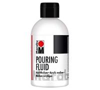 Marabu Pouring Fluid Acrylique liquide, médium de lissage fluide, technique de la peinture fluide et coulées - Améliore les propriétés de dégradé des peintures acryliques, ne jaunit pas