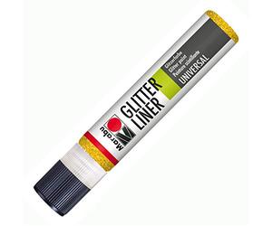 Marabu Stylo Liner pailleté 25 ML - 519 Jaune