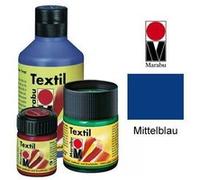 Marabu-textil : peinture pour tissus clairs 15ml pot : bleu moyen 171639052 Bleu G