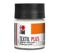 Peinture pour tissu - MARABU - Textil plus - Blanc - 50 ml - À base d'eau