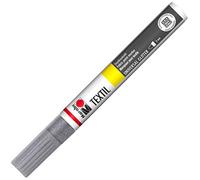 Marabu Textil Stylo de Peinture à Paillettes Pointe 3 mm Argenté 582