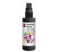 Marabu Peinture sur soie Fashion-Spray – Noir – 100 ml