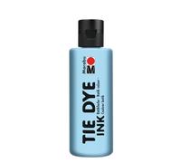 Marabu TIE Dye Ink Batik en Bleu, 80 ML Base d'eau, végétalienne, Peinture pour Tissu éclatante pour Textiles clairs jusqu'à 20% de Fibres synthétiques, 17300004256, Pastel Blue