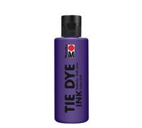 Marabu TIE Dye Ink Batik en Prune, 80 ML Base d'eau, Vegan, Couleur éclatante pour Textiles clairs jusqu'à 20% de Fibres synthétiques, 17300004037, Plum