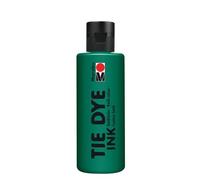 Marabu TIE Dye Ink Batik Vert foncé, 80 ML Base d'eau, Vegan, Peinture pour Tissu éclatante pour Textiles clairs jusqu'à 20% de Fibres synthétiques, 17300004068, Dark Green