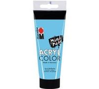 Marabu Peinture Acrylique crémeuse à Base d'eau, séchage Rapide, résistante à la lumière, imperméable à l'eau, Application avec Pinceau et éponge sur Toile, Papier et Bois, 100 ML