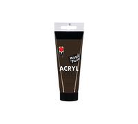 Marabu - Tube AcryColor Couleur Brun Foncé - 100ml