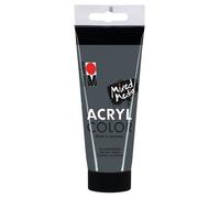 Marabu - Tube AcryColor Couleur Gris Foncé - 100ml