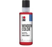 Marabu window color fun & fancy, 80 ml, rouge cerise mr040604031 Rouge G