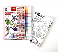 Marabu Window Color « KiDS » Favoris, 10 pièces