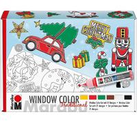 Marabu Window Color Set "XMAS Traditional" 6 x 25 ml