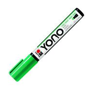 Marabu YONO 12400102067 Marqueur Vert jus 067 Stylo acrylique polyvalent avec pointe biseautée japonaise 0,5-5 mm, à base d'eau, résistant à la lumière et imperméable pour presque tous les supports