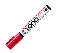 Marabu YONO 12400102125 - Marqueur acrylique polyvalent avec pointe biseautée japonaise 0,5-5 mm, à base d'eau, résistant à la lumière et imperméable à l'eau, pour presque toutes les surfaces
