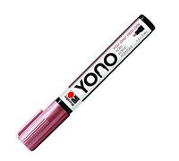 Marabu YONO 12400103734 Marqueur en acrylique polyvalent avec pointe ogive japonaise de 1,5 à 3 mm, à base d'eau, résistant à la lumière et à l'eau, pour presque toutes les surfaces