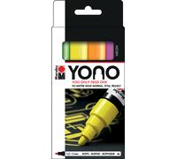 MARABU Feutre acrylique 'YONO', 1,5 - 3,0 mm, set de 4 FLUO