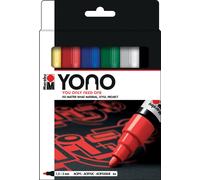 Marabu1240000004002 Marabu Marqueur acrylique "YONO", 1,5 - 3,0 mm, jeu de 6