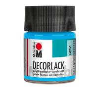 Marabudecorlack Acryl : À Base D'Eau Acrylique Craft Paint 50ml Pot Clair Bleu