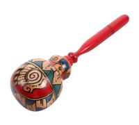 Maracas en Bois Mini Peintes à Main, Instrument à Secouer