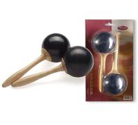 Maracas, Fibre de Verre (Paire) en Noir, 26cm