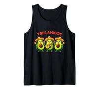 Maracas pour Guitare Tres Amigos Avocados Sombrero Débardeur
