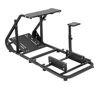 Marada Cadre de cockpit compatible avec G25 G27 G29 G920 T500 FANTEC T3PA/TGT Hauteur réglable Roues Pédales et Véritable siège de course Simulateur de conduite de cockpit non inclus